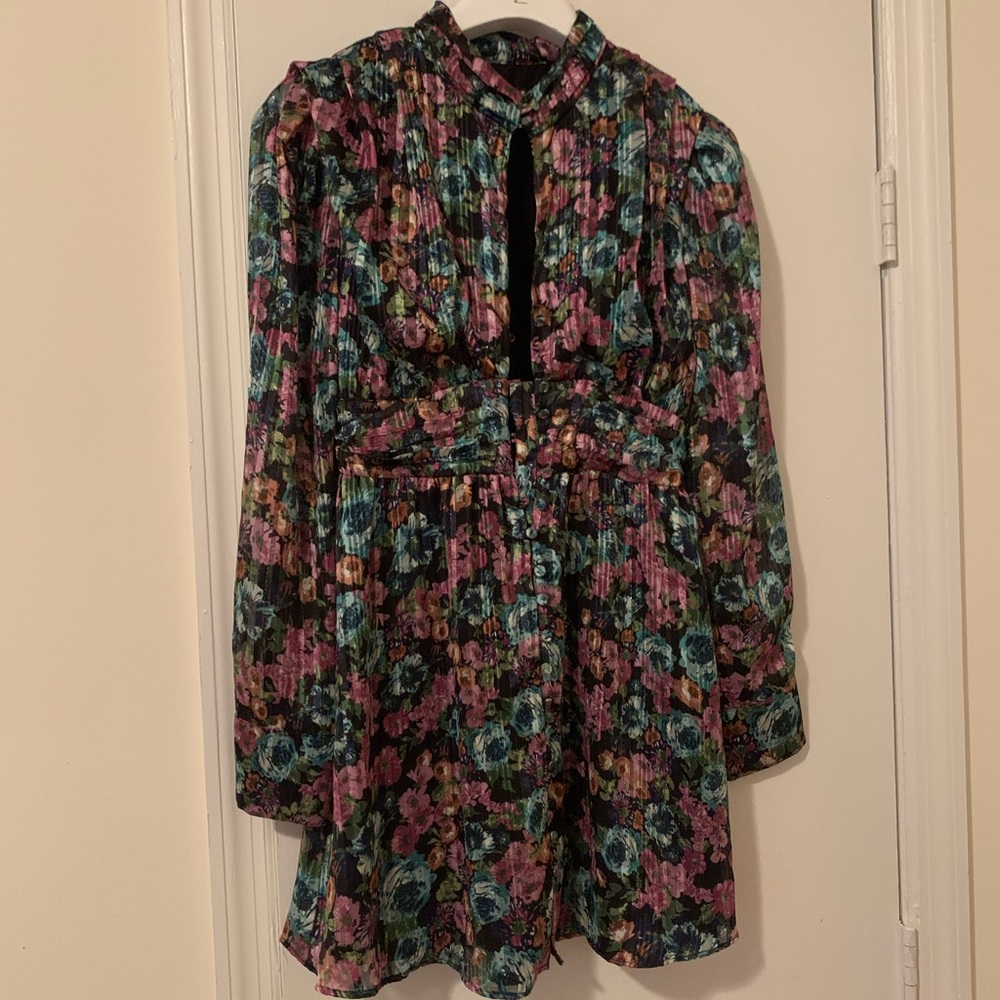 Zara floral dress